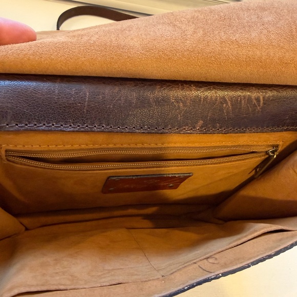 Patricia Nash Brown Leather Floral Bag - Picture 9 of 9